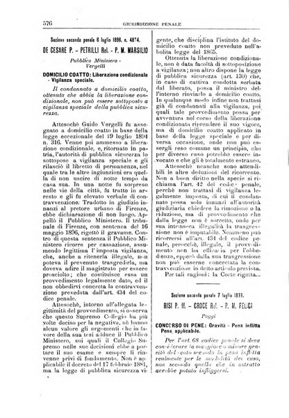 La Corte suprema di Roma raccolta periodica delle sentenze della Corte di cassazione di Roma