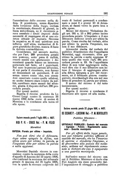 La Corte suprema di Roma raccolta periodica delle sentenze della Corte di cassazione di Roma