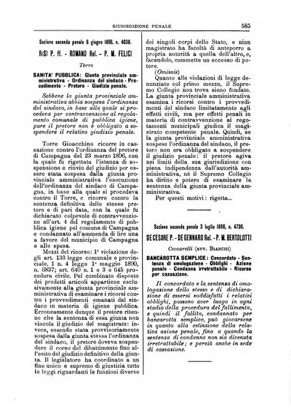 La Corte suprema di Roma raccolta periodica delle sentenze della Corte di cassazione di Roma