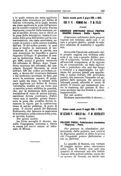 La Corte suprema di Roma raccolta periodica delle sentenze della Corte di cassazione di Roma