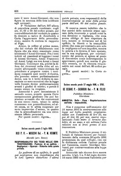 La Corte suprema di Roma raccolta periodica delle sentenze della Corte di cassazione di Roma