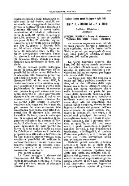 La Corte suprema di Roma raccolta periodica delle sentenze della Corte di cassazione di Roma