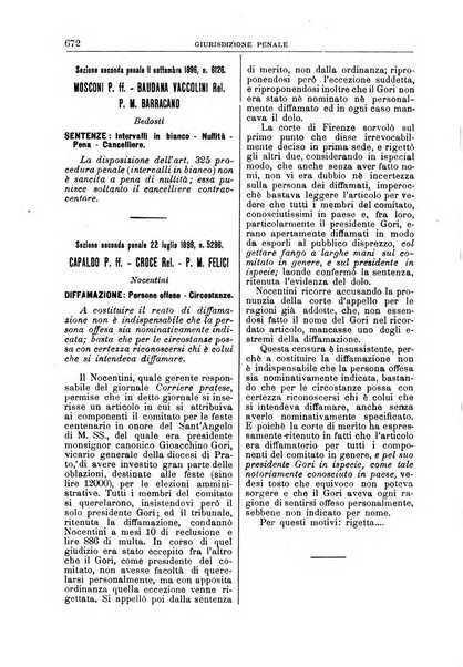 La Corte suprema di Roma raccolta periodica delle sentenze della Corte di cassazione di Roma