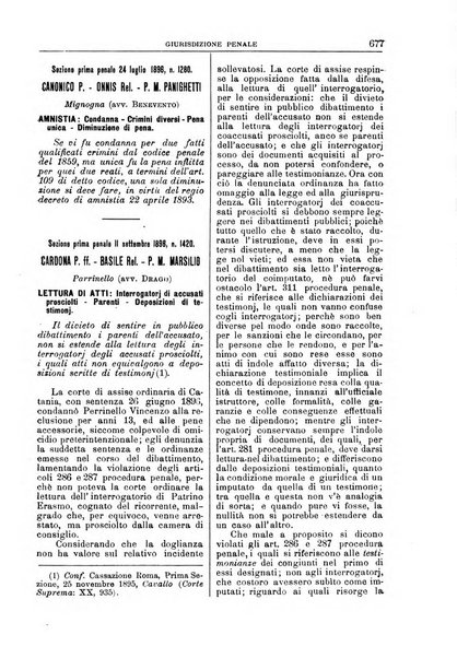 La Corte suprema di Roma raccolta periodica delle sentenze della Corte di cassazione di Roma