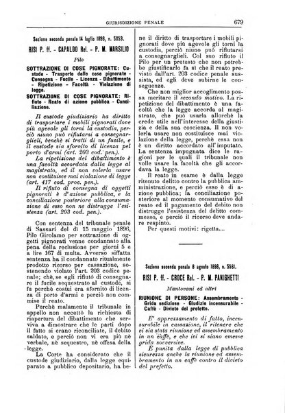 La Corte suprema di Roma raccolta periodica delle sentenze della Corte di cassazione di Roma