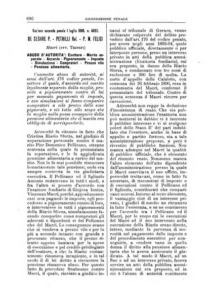 La Corte suprema di Roma raccolta periodica delle sentenze della Corte di cassazione di Roma