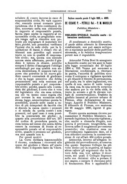 La Corte suprema di Roma raccolta periodica delle sentenze della Corte di cassazione di Roma