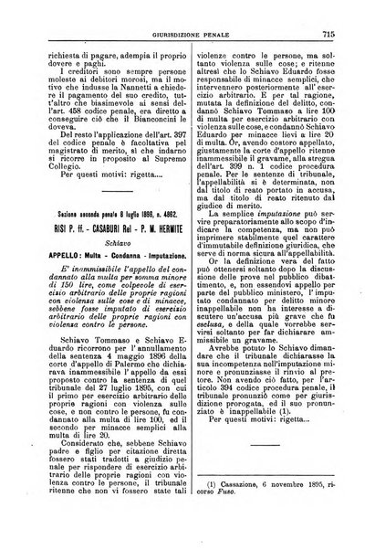 La Corte suprema di Roma raccolta periodica delle sentenze della Corte di cassazione di Roma