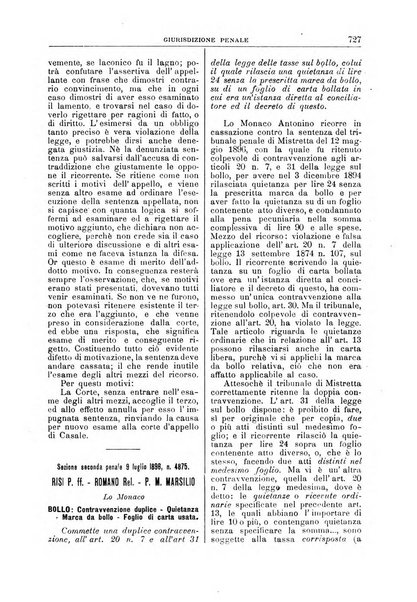 La Corte suprema di Roma raccolta periodica delle sentenze della Corte di cassazione di Roma