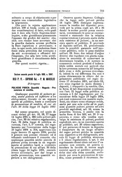 La Corte suprema di Roma raccolta periodica delle sentenze della Corte di cassazione di Roma