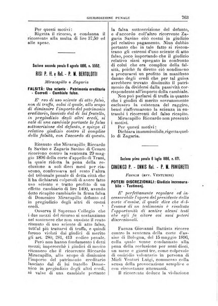 La Corte suprema di Roma raccolta periodica delle sentenze della Corte di cassazione di Roma