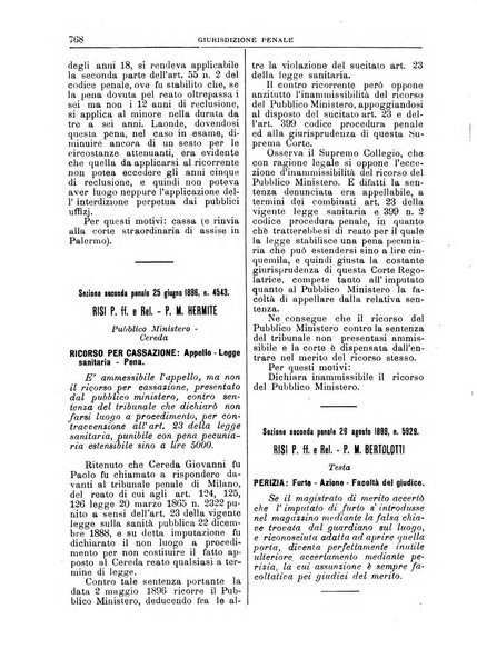 La Corte suprema di Roma raccolta periodica delle sentenze della Corte di cassazione di Roma