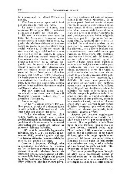 La Corte suprema di Roma raccolta periodica delle sentenze della Corte di cassazione di Roma