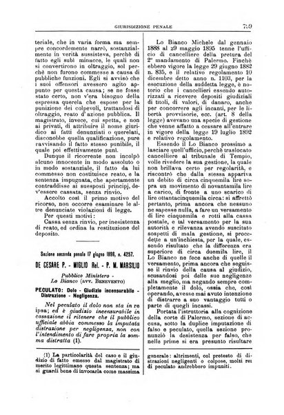 La Corte suprema di Roma raccolta periodica delle sentenze della Corte di cassazione di Roma