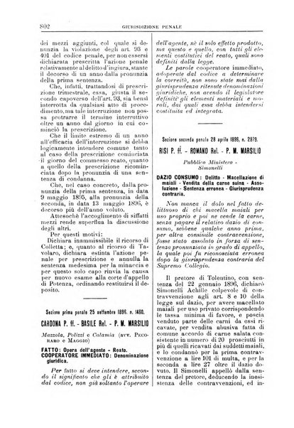 La Corte suprema di Roma raccolta periodica delle sentenze della Corte di cassazione di Roma