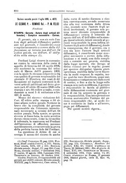 La Corte suprema di Roma raccolta periodica delle sentenze della Corte di cassazione di Roma