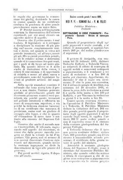 La Corte suprema di Roma raccolta periodica delle sentenze della Corte di cassazione di Roma