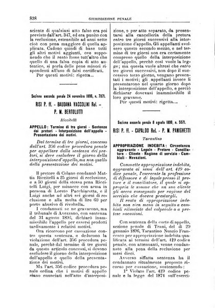 La Corte suprema di Roma raccolta periodica delle sentenze della Corte di cassazione di Roma