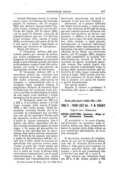 La Corte suprema di Roma raccolta periodica delle sentenze della Corte di cassazione di Roma