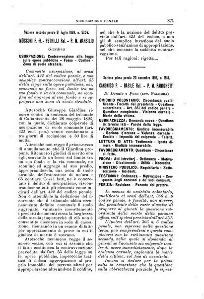 La Corte suprema di Roma raccolta periodica delle sentenze della Corte di cassazione di Roma