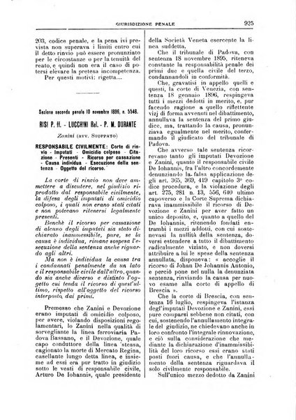 La Corte suprema di Roma raccolta periodica delle sentenze della Corte di cassazione di Roma