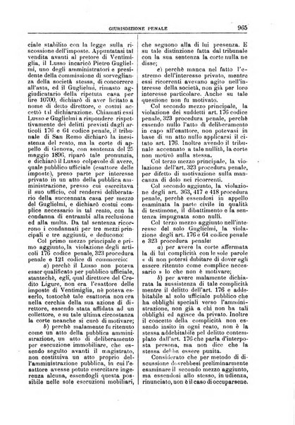 La Corte suprema di Roma raccolta periodica delle sentenze della Corte di cassazione di Roma