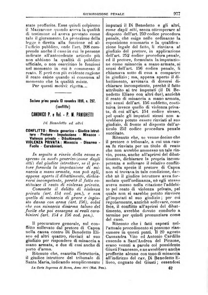 La Corte suprema di Roma raccolta periodica delle sentenze della Corte di cassazione di Roma