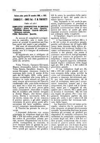 La Corte suprema di Roma raccolta periodica delle sentenze della Corte di cassazione di Roma