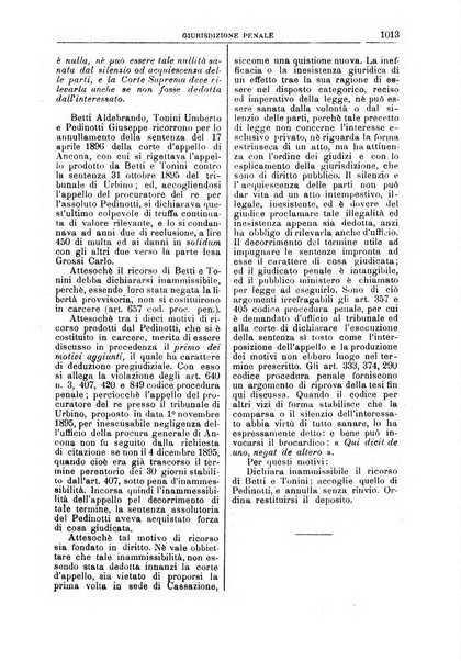 La Corte suprema di Roma raccolta periodica delle sentenze della Corte di cassazione di Roma