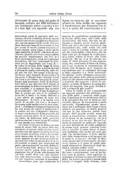 La Corte suprema di Roma raccolta periodica delle sentenze della Corte di cassazione di Roma