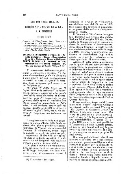 La Corte suprema di Roma raccolta periodica delle sentenze della Corte di cassazione di Roma