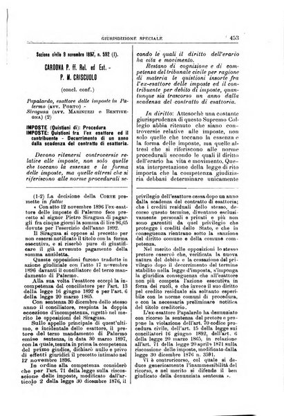 La Corte suprema di Roma raccolta periodica delle sentenze della Corte di cassazione di Roma