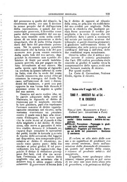 La Corte suprema di Roma raccolta periodica delle sentenze della Corte di cassazione di Roma