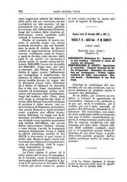 La Corte suprema di Roma raccolta periodica delle sentenze della Corte di cassazione di Roma