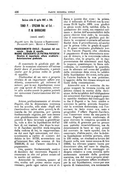 La Corte suprema di Roma raccolta periodica delle sentenze della Corte di cassazione di Roma