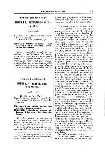 La Corte suprema di Roma raccolta periodica delle sentenze della Corte di cassazione di Roma