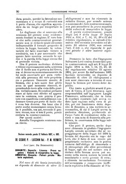 La Corte suprema di Roma raccolta periodica delle sentenze della Corte di cassazione di Roma