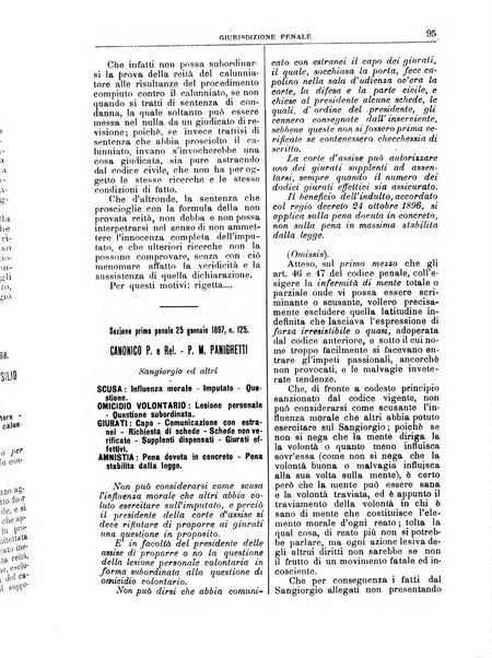 La Corte suprema di Roma raccolta periodica delle sentenze della Corte di cassazione di Roma