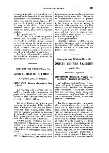 La Corte suprema di Roma raccolta periodica delle sentenze della Corte di cassazione di Roma