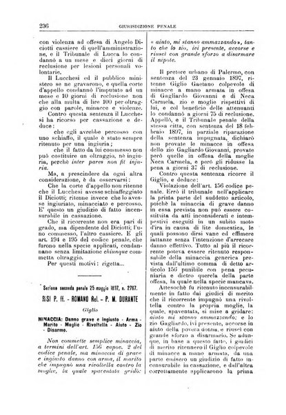 La Corte suprema di Roma raccolta periodica delle sentenze della Corte di cassazione di Roma