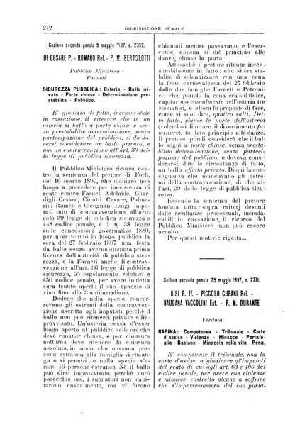 La Corte suprema di Roma raccolta periodica delle sentenze della Corte di cassazione di Roma