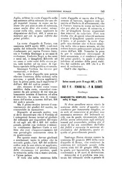 La Corte suprema di Roma raccolta periodica delle sentenze della Corte di cassazione di Roma