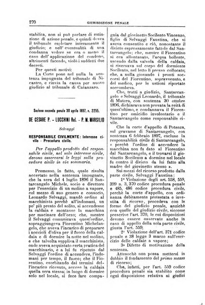 La Corte suprema di Roma raccolta periodica delle sentenze della Corte di cassazione di Roma