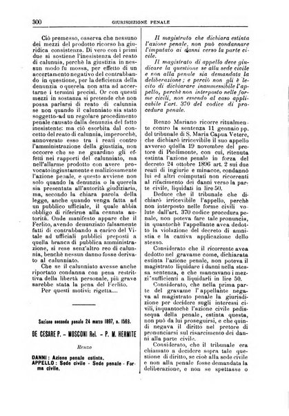 La Corte suprema di Roma raccolta periodica delle sentenze della Corte di cassazione di Roma