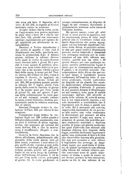 La Corte suprema di Roma raccolta periodica delle sentenze della Corte di cassazione di Roma