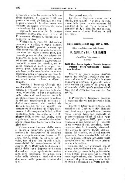 La Corte suprema di Roma raccolta periodica delle sentenze della Corte di cassazione di Roma