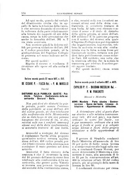 La Corte suprema di Roma raccolta periodica delle sentenze della Corte di cassazione di Roma