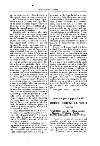 La Corte suprema di Roma raccolta periodica delle sentenze della Corte di cassazione di Roma