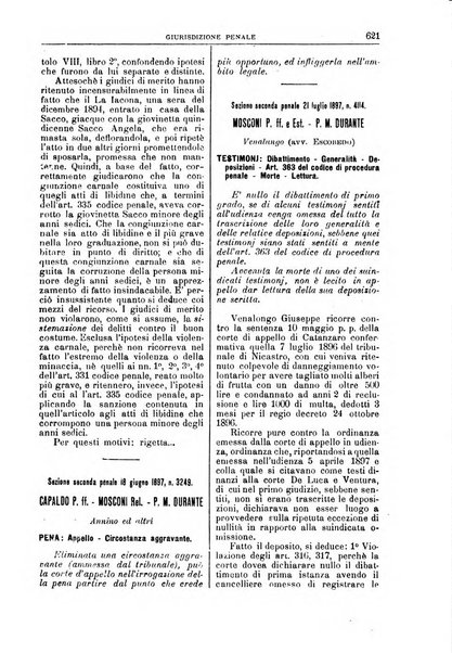 La Corte suprema di Roma raccolta periodica delle sentenze della Corte di cassazione di Roma