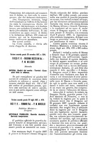 La Corte suprema di Roma raccolta periodica delle sentenze della Corte di cassazione di Roma